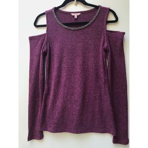 NWOT Juicy Couture Cold Shoulder sweater✨